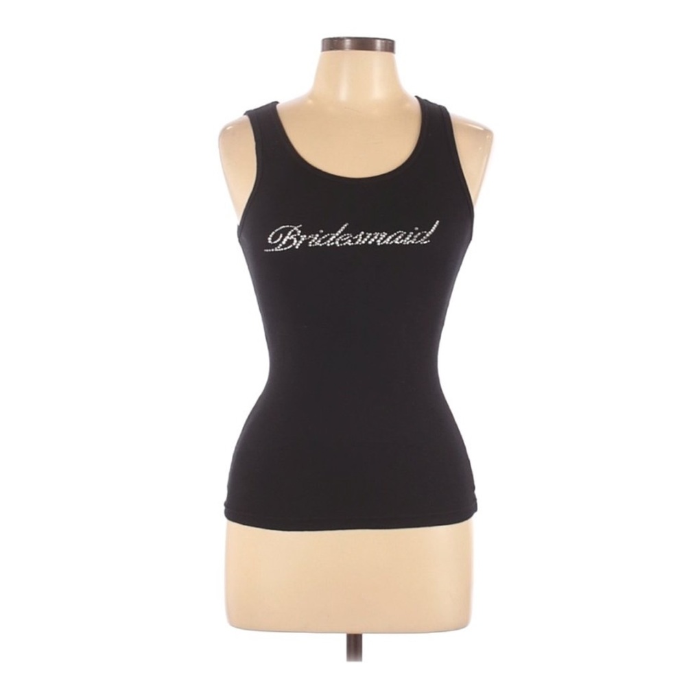 American Apparrel Crystal Bridesmaids Layer Tank